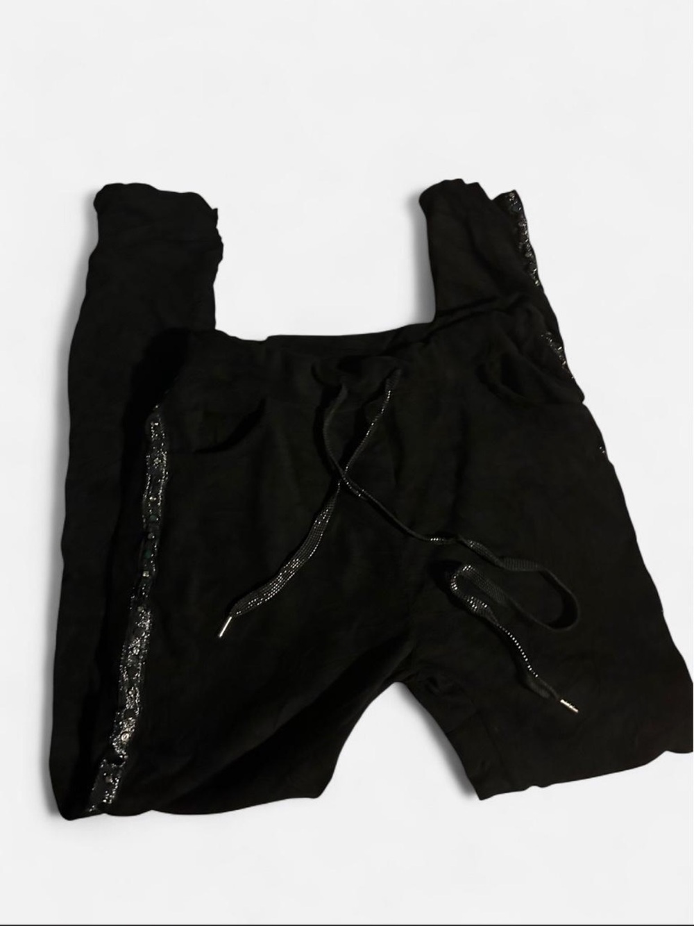 Venti6 Wome’s Pants with Metallic Studded Side Trim